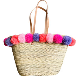 Korbtasche POMPOMS
