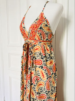 Boho Seidenkleid Ibiza Swimmers Back