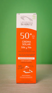 Crema solar infantil SPF 50 Biarritz Algamaris