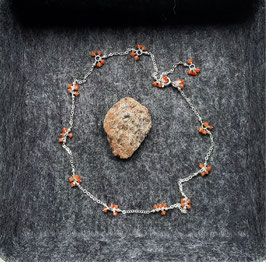 Collier mit Carneol oder Amethyst
