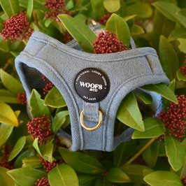 Instap tuig Woofs & Co light blue jeans