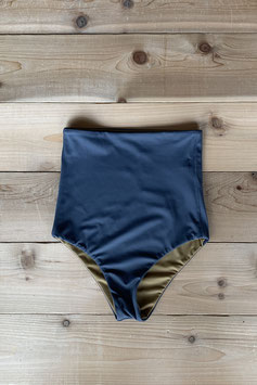 eit swim  ♻Reversible High Waisted Bikini Bottom 山吹×錫
