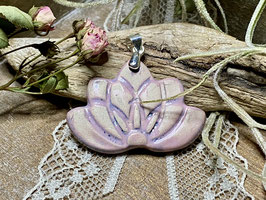 Duft-Anhänger 'Lotus' aus Keramik mit Duftöl