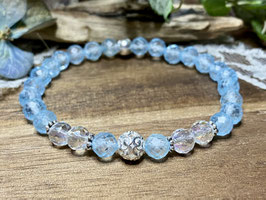Armband Topas und Angel Aura mit Silber 925