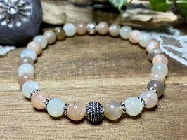 Armband Multicolor-Mondstein mit Silber 925