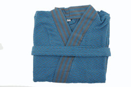 Bademantel Kelim Lux (blau)