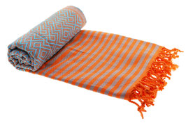 Kelim Lux Summer (orange/türkis)