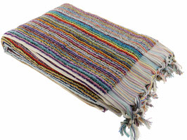 Frottee mit Streifen (regenbogen)