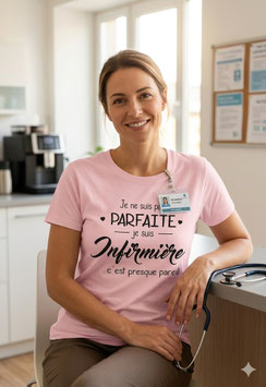 Tee-shirt humour infirmière