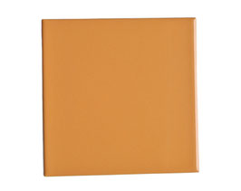 hellorange glanz  G272  ca. 15x15x0,6 cm