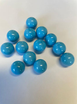 Murmeln hellblau meliert opak 22