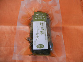 野沢菜しょうゆ漬け