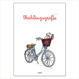 Frühlingsgrüße - Fahrrad