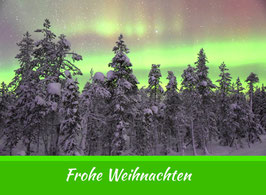Weihnachtskarte: Lappland