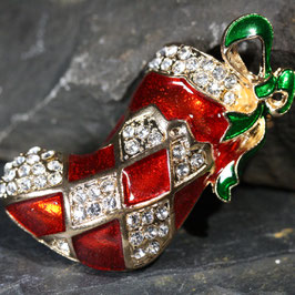 Brosche "Nikolaus-Stiefel"