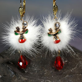 Ohrschmuck "Rudi mit Puschel"