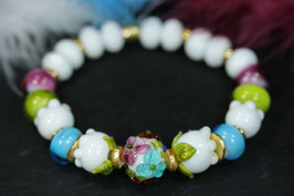 Armband "Maiglöckchen-Pastell-Gold"