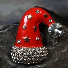 Brosche "Wichtelmütze"