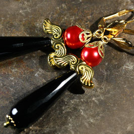 Ohrschmuck "Schutzengel-Black"