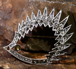 Brosche & Kettenanhänger "Igel" Silber