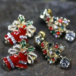 Ohrstecker "Glocken & Christbäume"