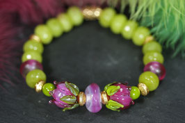 Armband "Pink Rose"