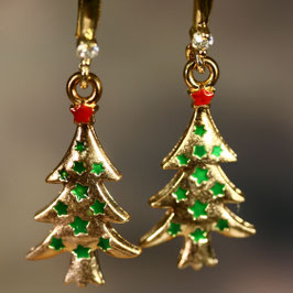 Ohrschmuck "Tanne" Gold