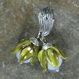 Ohrschmuck "Blüten-Silber"