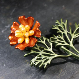 Brosche "Mohnblume"