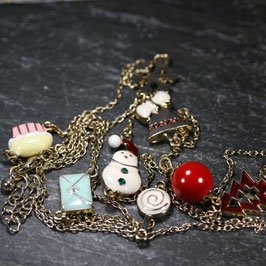 Lange PulloverKette "Weihnachtsmarkt"