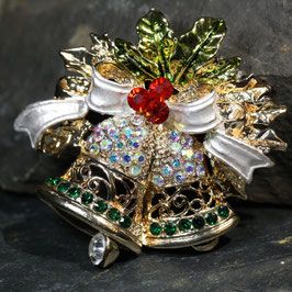 Brosche und Kettenanhänger "Glocken"