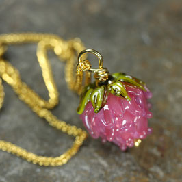 Halskette "Lotus-Rosa-Gold"