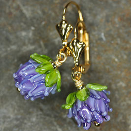 Ohrschmuck "Lotus-Lila"