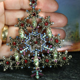 Brosche "Baum-Nostalgie" XXL