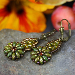 Ohrschmuck "Rosemonti-Olive"