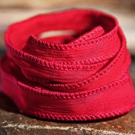 Seidenband "Knallrot"