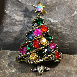 Brosche "Weihnachtsbaum"