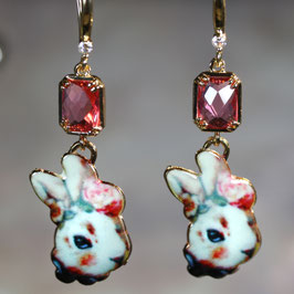 Ohrschmuck "Wihte Rabbit"