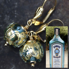 Ohrschmuck "Gin-Bombay" Goldrelief