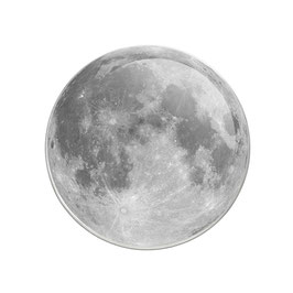 Bouton pression image lune