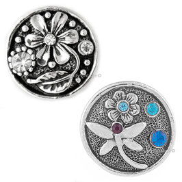 Boutons Métal Motif