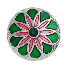 Bouton  métal multicolore