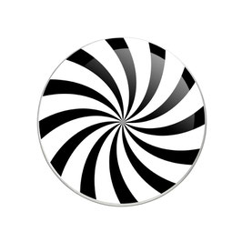 Bouton pression image spirale