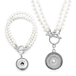 -75% Collection perles blanc