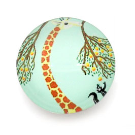 Bouton pression image Girafe