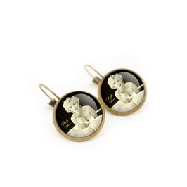 Boucles d'oreilles vintage Marilyn