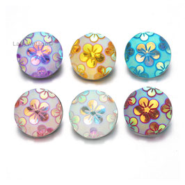 Boutons Reflets Fleur