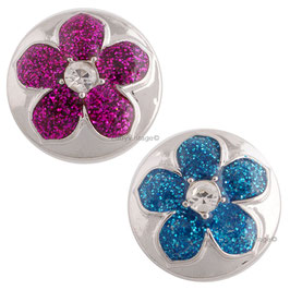 Boutons Fleurs Marguerite paillette