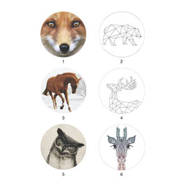 Collection bouton image Animaux 2