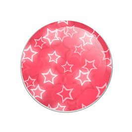 Bouton pression image Phospho étoiles rouge
